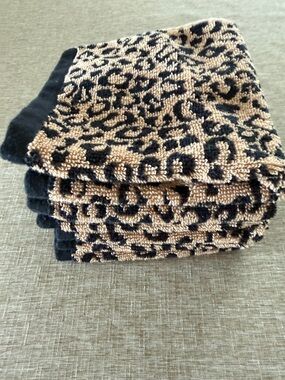 Washcloths Leopard Print Four